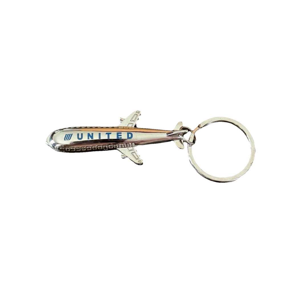 United Airlines Collectibles Lot of Two Keychains